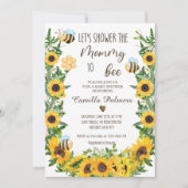 Mama wird Baby-Dusche Einladung (Vorderseite)