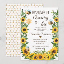 Mama wird Baby-Dusche Einladung