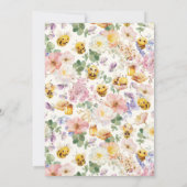 Mama wird Baby-Dusche Einladung (Rückseite)