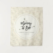 Mama wird Baby-Dusche Wandteppich (Vorderseite)