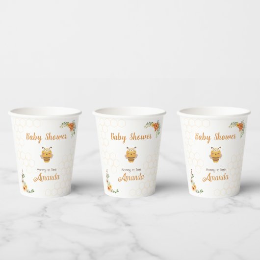 Mama wird Baby Shower Paper Cup Pappbecher (Multi)