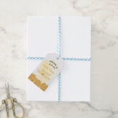 Mama wird Biene Baby Shower Geschenkanhänger (Mit Garn)