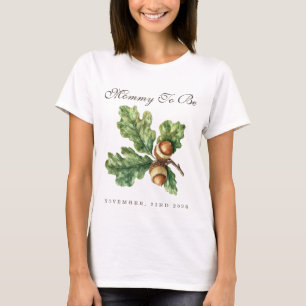 Mama Wird Es Herbst Wald Baby Shower T-Shirt