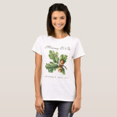 Mama Wird Es Herbst Wald Baby Shower T-Shirt (Vorne ganz)