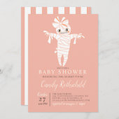 Mama wird Halloween-Kinderdusche Einladung (Vorne/Hinten)