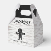 Mama wird Halloween-Kinderdusche Geschenkschachtel (Vorderseite)