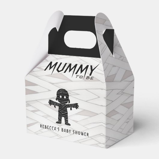 Mama wird Halloween-Kinderdusche Geschenkschachtel (Vorderseite)