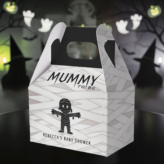Mama wird Halloween-Kinderdusche Geschenkschachtel