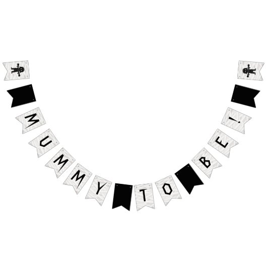 Mama wird Halloween-Kinderdusche Wimpelkette (Alle)