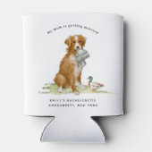 Mama wird verheiratet | Dog Portrait Dosenkühler (Rückseite)