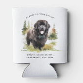 Mama wird verheiratet | Dog Portrait Dosenkühler (Rückseite)