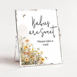 Mama wird zur wilden Blütenbiene Babys sind süß Poster