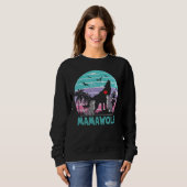 Mama Wolf Mutter von Wolfs Ideen für Mama Mutter Sweatshirt (Vorne ganz)