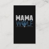 Mama Wolf Native American Art Mutter Visitenkarte (Vorderseite)