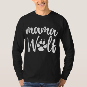 Mama Wolf Wilds Lover Mama Mutter Frauen Geschenk T-Shirt