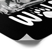 Mama Wolf Wölfe Wilde Lover Mama Mutter Frauen Poster (Ecke)