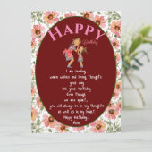 Mama wollen karte (Stehend Vorderseite)