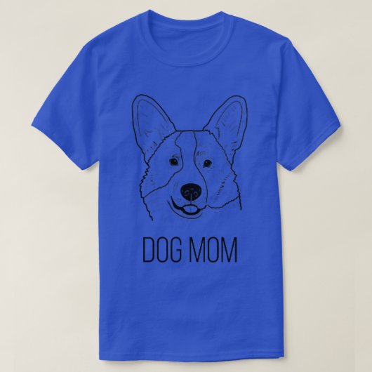 Mama Womens Welsh Corgi T-Shirt (Design vorne)