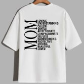 Mama Word Art T - Shirt - Liebesmütterchen