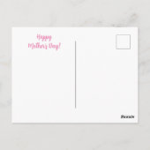 Mama Word in verschiedenen Sprachen International Postkarte (Rückseite)