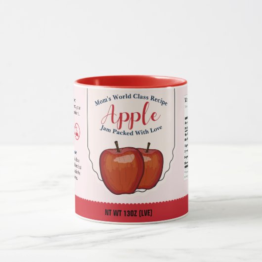 Mama World Class Apple Liebe Jam Tasse (Zentrum)