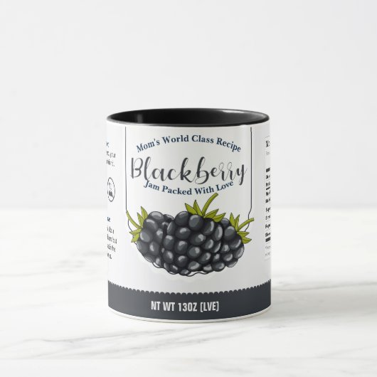 Mama World Class BlackBerry Liebe Jam Tasse (Zentrum)