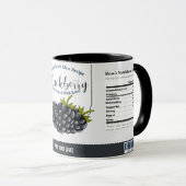 Mama World Class BlackBerry Liebe Jam Tasse (VorderseiteRechts)