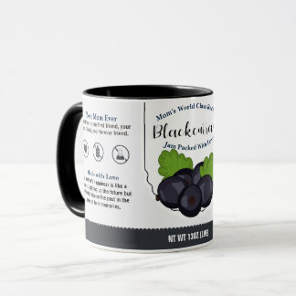 Mama World Class Blackcurrant Liebe Jam Tasse
