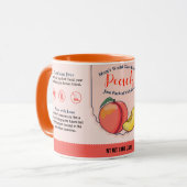 Mama World Class Peach Liebe Jam Tasse (Vorderseite Links)