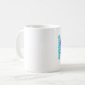 Mama-Wort-Kunst-Tasse Kaffeetasse (Vorderseite Links)