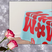 MAMA/WOW: Eine Liebe in Rot auf Blau | Tischdecke