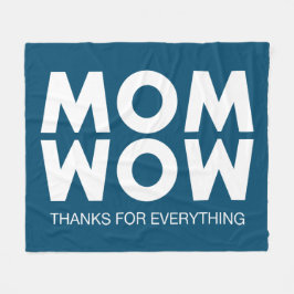 Mama, Wow! Fleecedecke