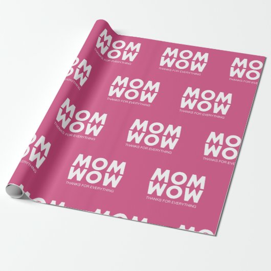 Mama, Wow! Geschenkpapier (Ungerollt)