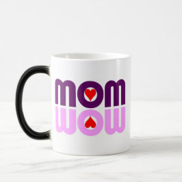 MAMA wow Herz-Reflexions-Kaffee-Tasse Verwandlungstasse