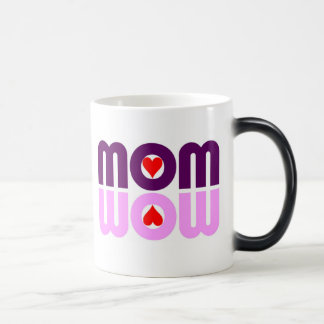 MAMA wow Herz-Reflexions-Kaffee-Tasse Verwandlungstasse