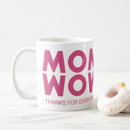 Mama, Wow! Kaffeetasse (Mit Donut)