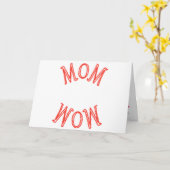 Mama Wow Karte (Gelbe Blume)