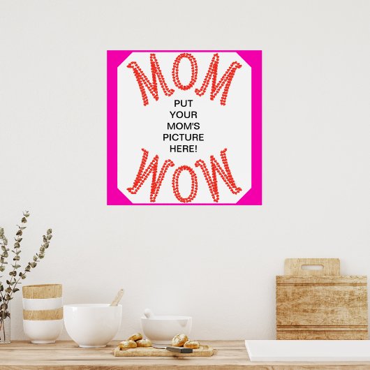 Mama Wow Poster (Küche)