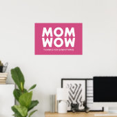 Mama, Wow! Poster (Heimbüro)