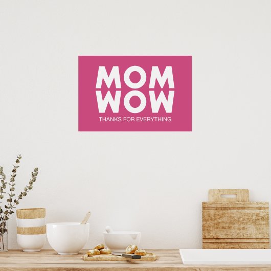 Mama, Wow! Poster (Küche)