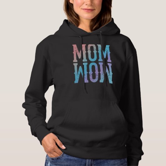 Mama Wow Proud Mutter Hoodie (Vorderseite)