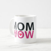 MAMA WOW Tasse Muttertagsgeschenk (Vorderseite Links)