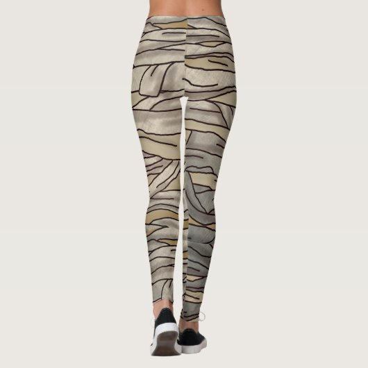 MAMA WRAPINGS durch Slipperywindow Leggings (Rückseite)