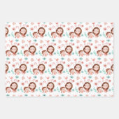 Mama Wrapping Paper Flat Sheet Set 3 Geschenkpapier Set (Vorderseite 3)