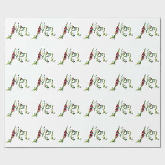 Mama Wrapping Paper Geschenkpapier (Flach)