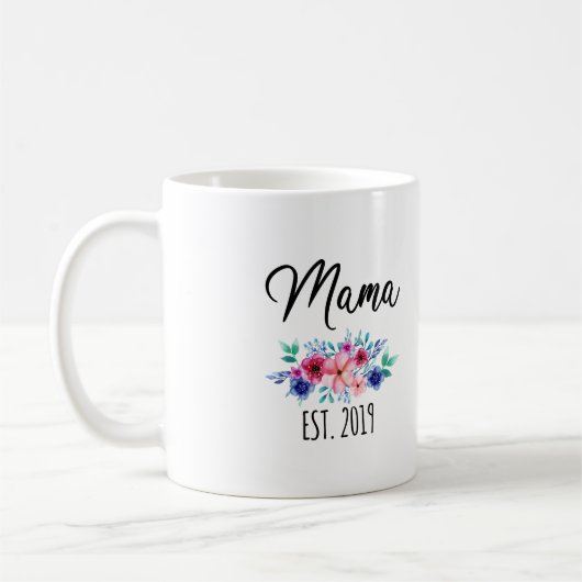 Mama wurde 2019 gegründet Tasse, Tasse, Funny Coff Kaffeetasse (Links)