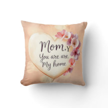"Mama, y you are my Zuhause" Aquarell Blumenherz