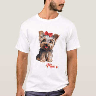 Mama Yorkshire Terrier Dog T-Shirt