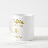 Mama You are the Sunshine - Boho Style Kaffeetasse (Vorderseite Links)