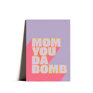Mama You Da Bomb Happy Mütter Tag Spaß Feiertagskarte